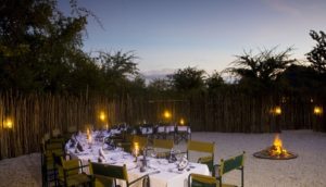 Mushara Bush Camp Dining