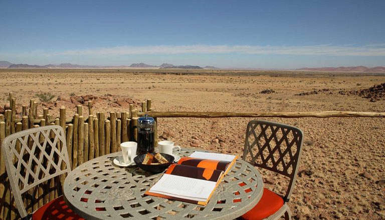 Sossusvlei lodge balcony
