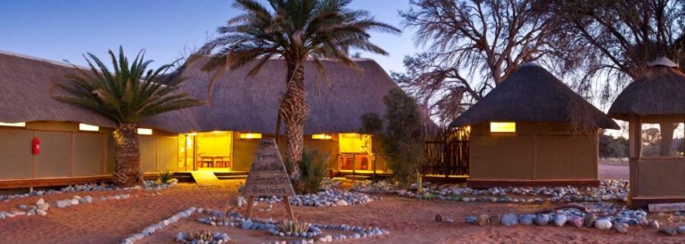 Sesriem Campsite is a famous attraction in Namibias Namib-Naukluft Reserve